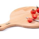 Ronde plank met greep   en touw 45x32x1.6cm