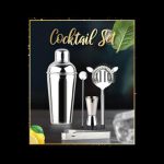 Cocktailset 5 delig rvs