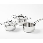 Pannenset 3 delig RVS
