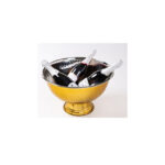 Champagne bowl koeler 40x23 cm Voccelli RVS goudkleur