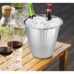 Champagne koeler 20x21 cm RIB Voccelli RVS edelstaal